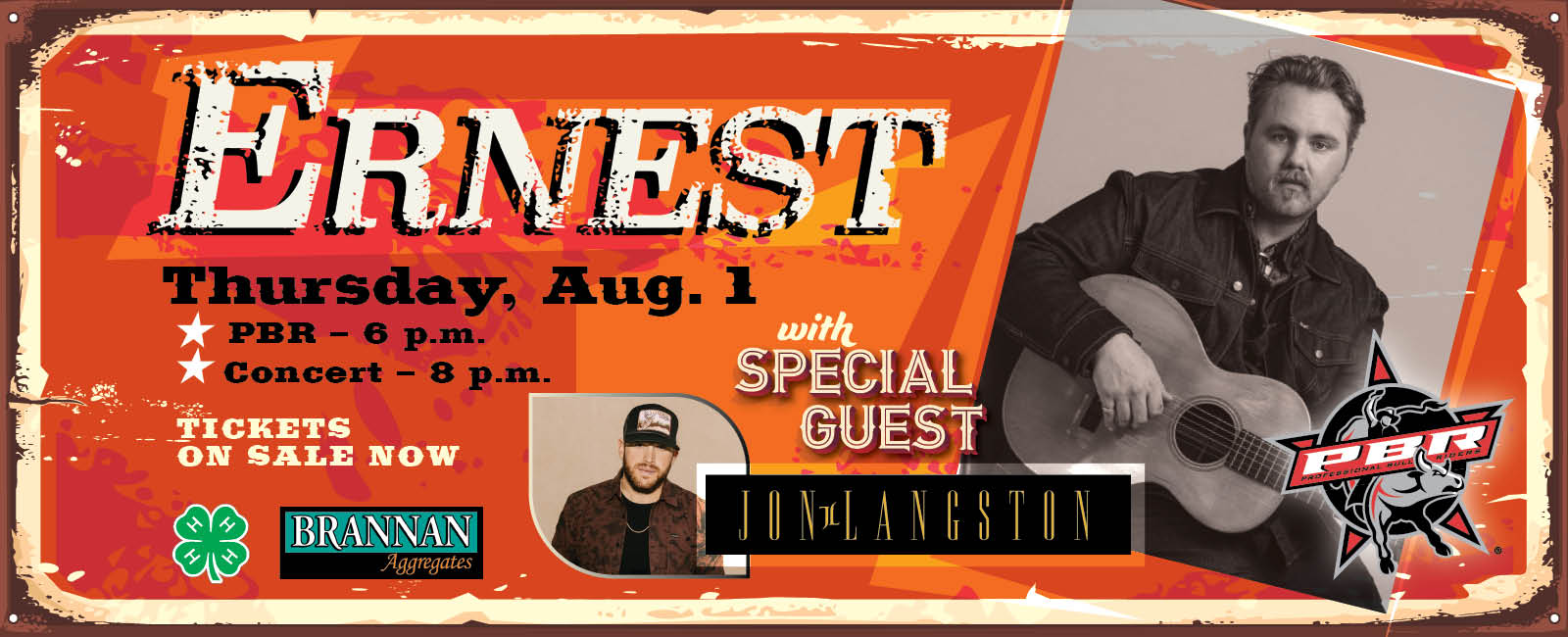 Ernest with special guest Jon Langston - Thursday, Aug. 1